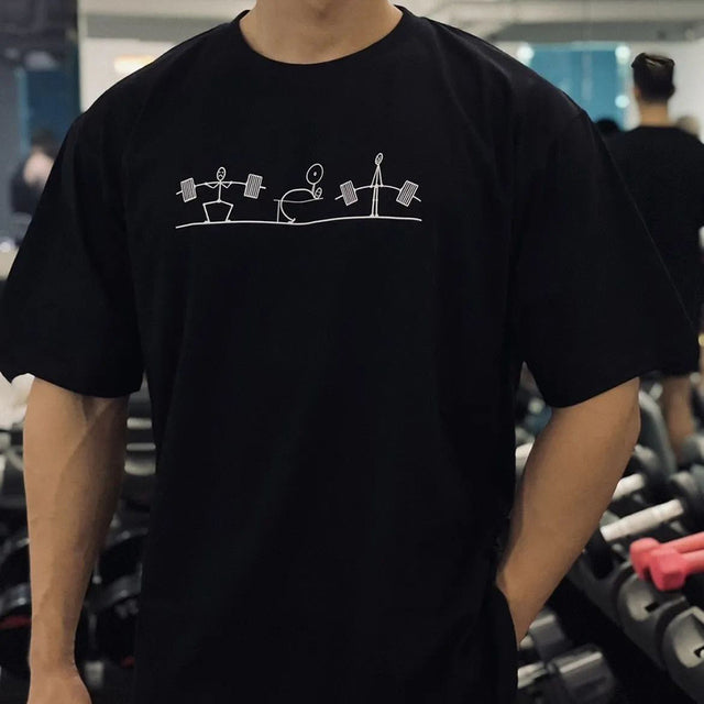 Camiseta Casual de Algodón