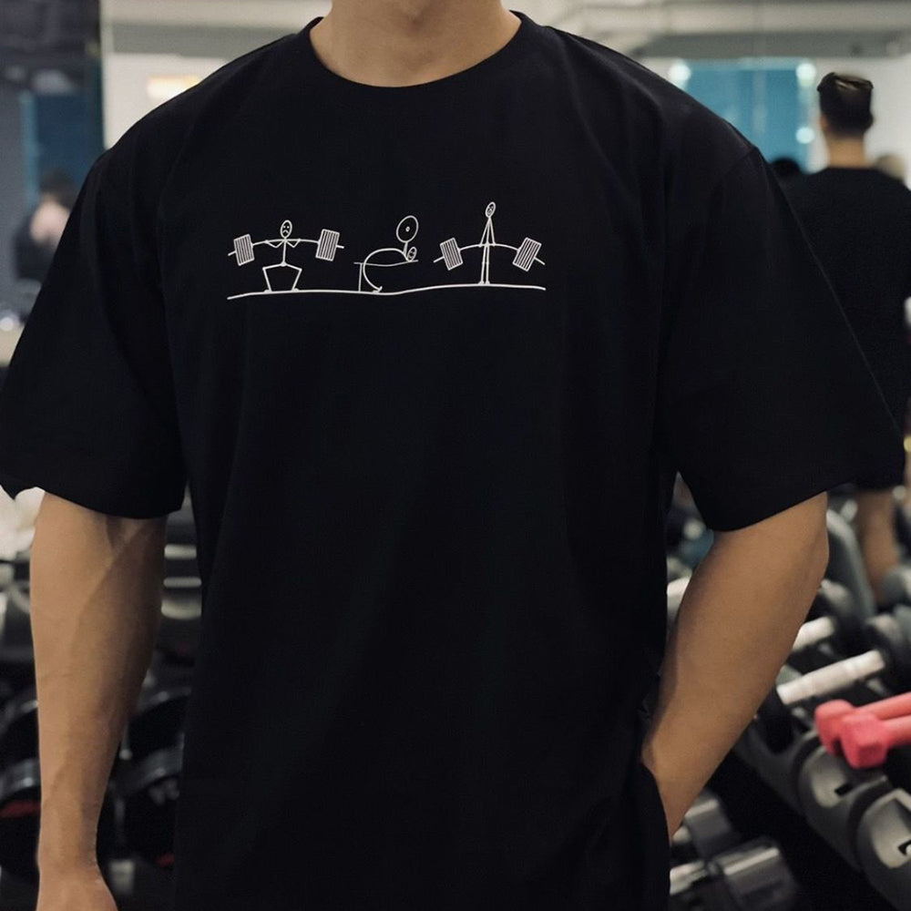 Camiseta Casual de Algodón
