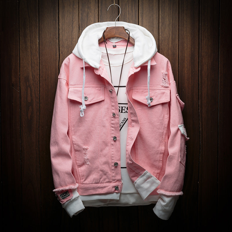 Chaqueta Vaquera con Capucha