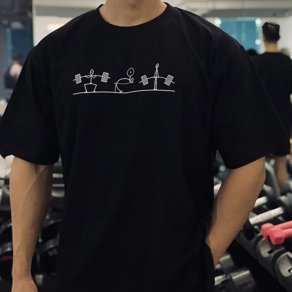 Camiseta Casual de Algodón