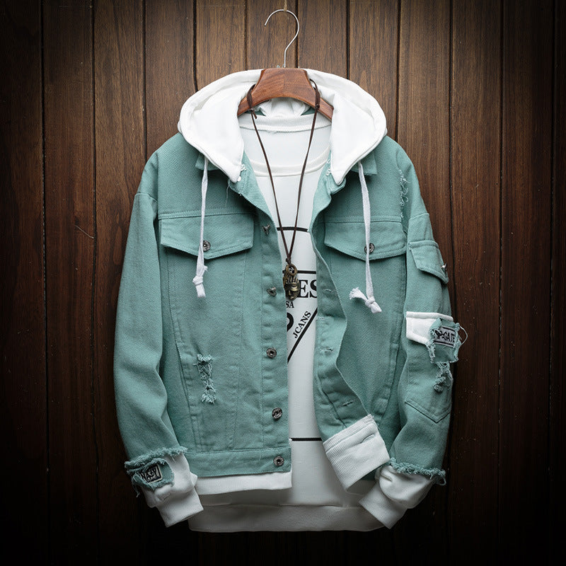Chaqueta Vaquera con Capucha