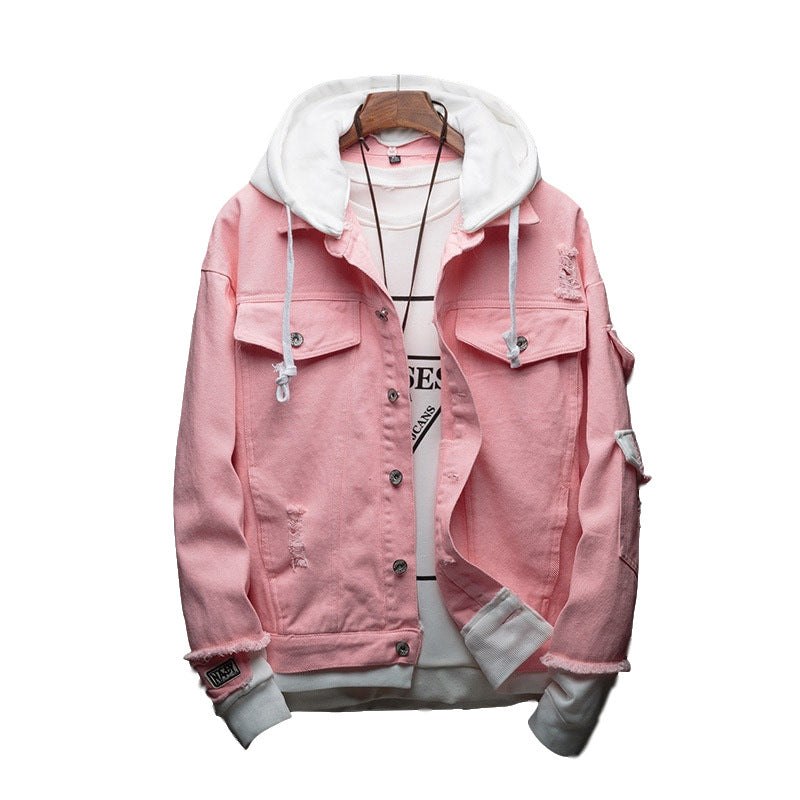 Chaqueta Vaquera con Capucha