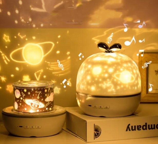 Altavoz Bluetooth con Proyector de Luz